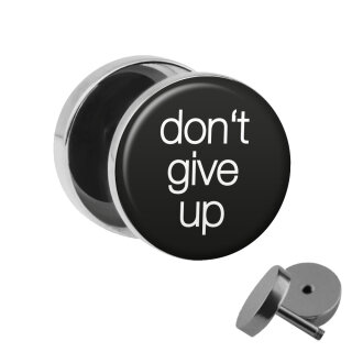 Motiv Fake Plug - dont give up