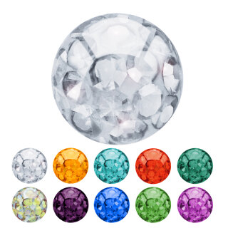 Multi-Kristall-Kugel - verschiedene Gr&ouml;&szlig;en &amp; Farben