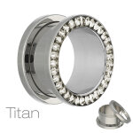 Titan Tunnel - Silber - Kristall - Klar - Schutzschicht
