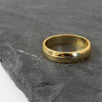 Ring - 925 Silber - Glänzend - 4 Breiten - Gold