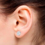 Piercing Fake Plug - Stahl - Diamant - [13.] rosegold 8mm