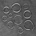 Segmentring Piercing - Klicker - Segmentklicker - Titan