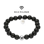 Max Palmer - Armband - Onyx - Gl&auml;nzend