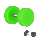 Piercing Fake Plug - Kunststoff - Grün