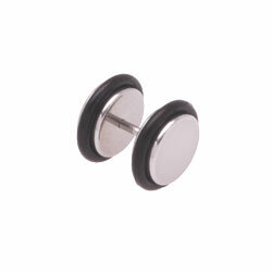 Piercing Fake Tunnel - silber - 10mm