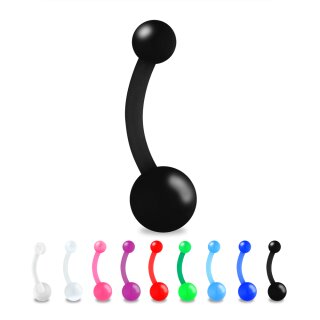Bauchnabelpiercing - Kunststoff