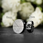 Max Palmer - Ohrstecker - Rund - Diamant