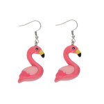 Ohrringe - H&auml;nger - Flamingo