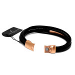 Armband - Leder - Platte - Rosegold