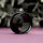 Single Flare Flesh Tunnel - Stahl - Schwarz