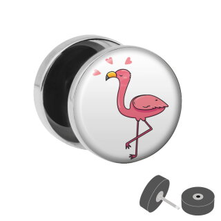 Motiv Fake Plug - Flamingo Verliebt