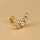 Piercing Labret - Kristalle - Rund