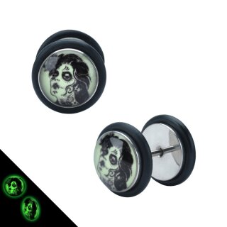 Motiv Fake Plug - Glow in the dark - Horror
