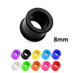 Piercing Flesh Tunnel - Silikon - 8mm - lila