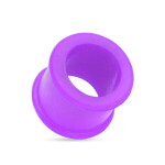 Piercing Flesh Tunnel - Silikon - 8mm - lila