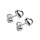 Edelstahl Ohrstecker - Herz