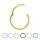 Segment-Clicker - Klicker - 6 Farben