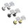 Piercing Fake Plug - Stahl - Kristall