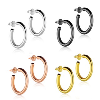 Ohrstecker - 925 Silber - Creolen