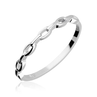 Ring - 925 Silber - Kette
