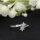 Ring - 925 Silber - Kristallblumen