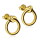 Ohrstecker - 925 Silber - Ring - Knoten