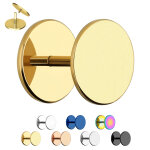 Matter Fake Plug (Ohrstecker zum Schrauben)