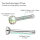 Nasenpiercing gerade - Titan - Kristall