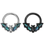 Segmentring Piercing - Klicker - Segmentklicker - Fledermaus
