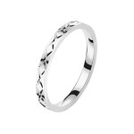 Ring - Edelstahl - Silber - Gravur - Kreuze