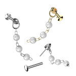 Piercing Labret - Anhänger - Perlen