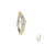 Piercing Banane - Spange - Kristalle - Herz