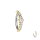 Piercing Banane - Spange - Kristalle - Herz
