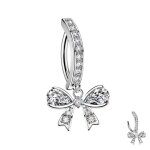 Piercing Banane - Spange - Schleife - Kristalle