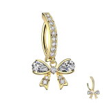 Piercing Banane - Spange - Schleife - Kristalle