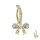 Piercing Banane - Spange - Schleife - Kristalle
