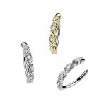 Piercing Banane - Spange - Kristalle - X