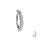 Piercing Banane - Spange - Kristalle - X