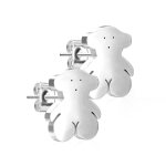 Edelstahl Ohrstecker - Teddy