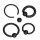 Piercing Klemmring - Schwarz - Matt