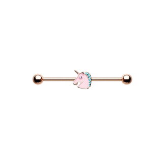 Piercing Stab - Industrial - Rosegold - Einhorn