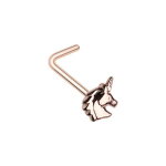 Nasenpiercing gerade - Einhorn