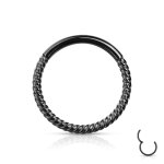 Segmentring Piercing - Klicker - Segmentklicker - Geflochten