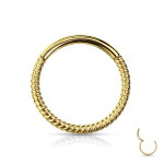 Segmentring Piercing - Klicker - Segmentklicker - Geflochten