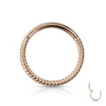 Segmentring Piercing - Klicker - Segmentklicker - Geflochten