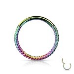 Segmentring Piercing - Klicker - Segmentklicker - Geflochten