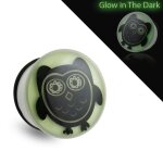 Picture Plug - Glow in the dark - Eule