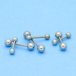 Piercing Stab - Stahl - Silber - 1.0mm