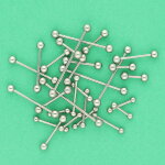 Piercing Stab - Stahl - Silber - 1.2mm