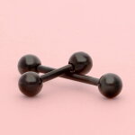 Piercing Stab - Stahl - Schwarz - 1.2mm